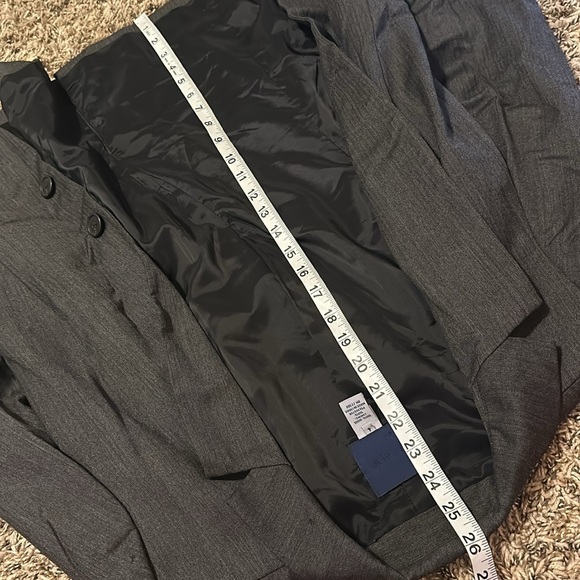 J Crew 100% Wool Grey Blazer Size 4 - Picture 5 of 9